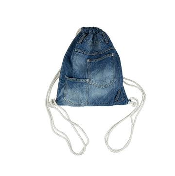 Afro Pocket Denim Sling Bag